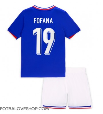 Francie Youssouf Fofana #19 Dětské Domácí Dres ME 2024 Krátký Rukáv (+ trenýrky)